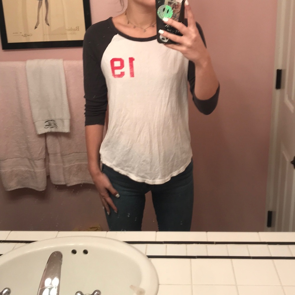 American Eagle Baseball Style Shirt